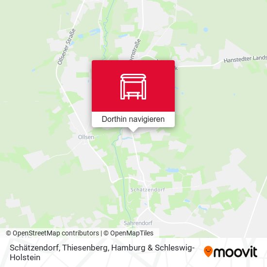 Schätzendorf, Thiesenberg Karte