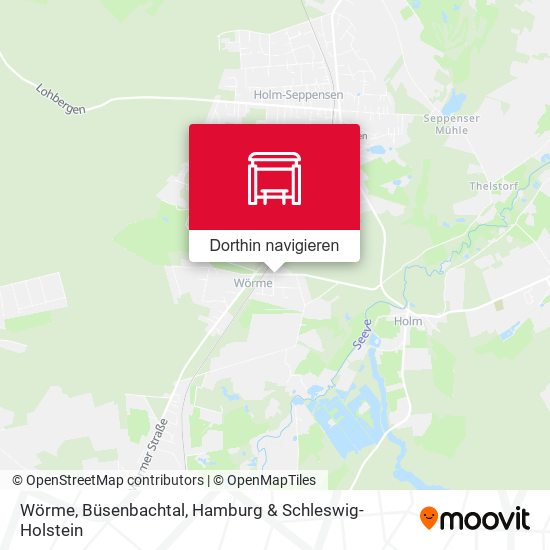 Wörme, Büsenbachtal Karte