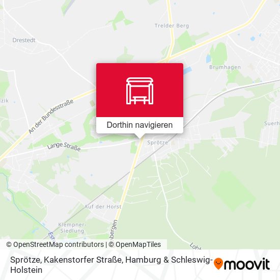 Sprötze, Kakenstorfer Straße Karte
