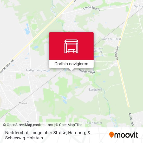 Neddernhof, Langeloher Straße Karte