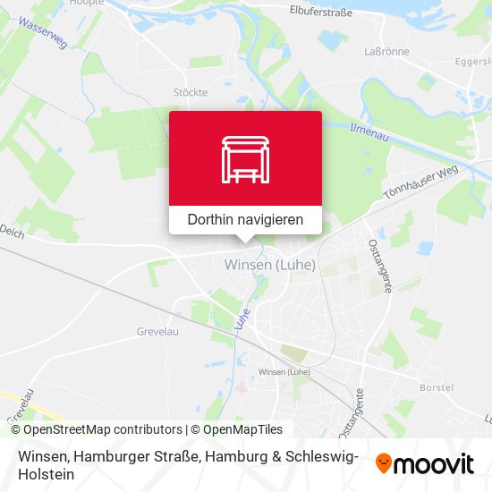 Winsen, Hamburger Straße Karte
