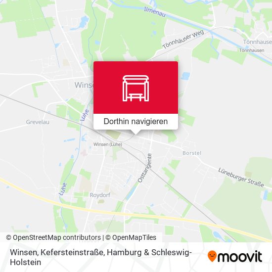 Winsen, Kefersteinstraße Karte
