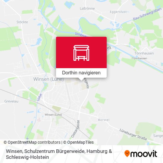 Winsen, Schulzentrum Bürgerweide Karte