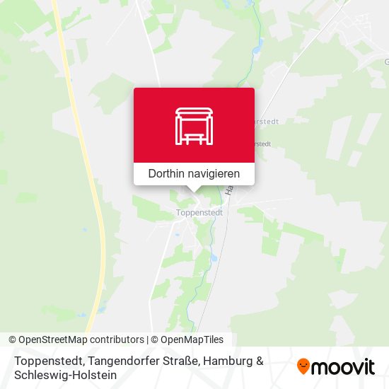 Toppenstedt, Tangendorfer Straße Karte