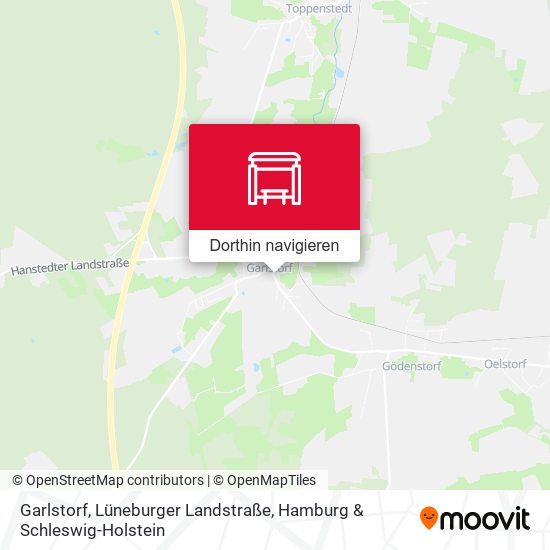 Garlstorf, Lüneburger Landstraße Karte