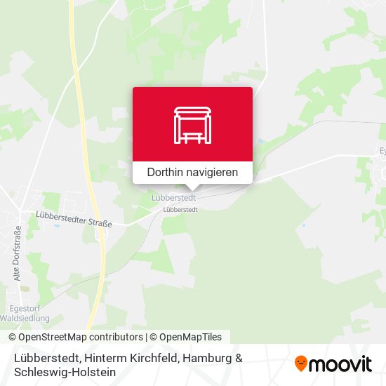 Lübberstedt, Hinterm Kirchfeld Karte