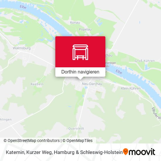 Katemin, Kurzer Weg Karte