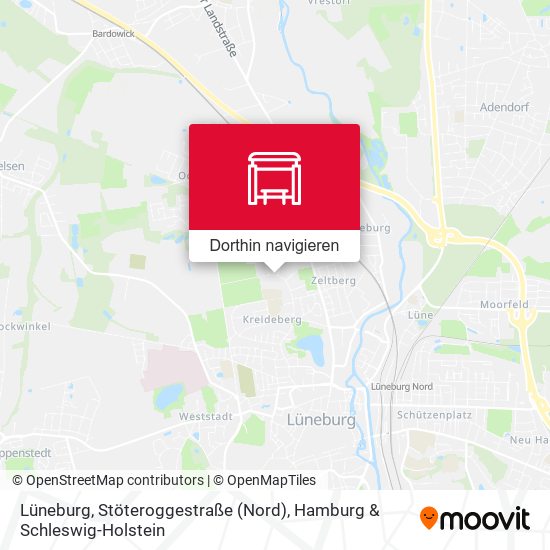 Lüneburg, Stöteroggestraße (Nord) Karte
