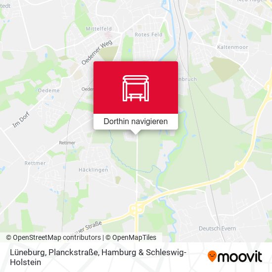 Lüneburg, Planckstraße Karte