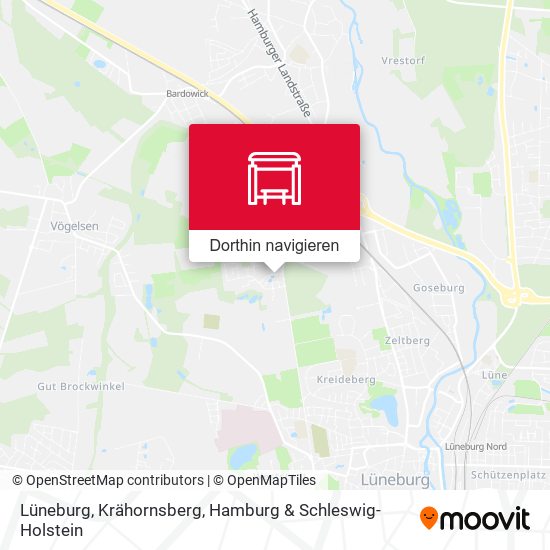 Lüneburg, Krähornsberg Karte