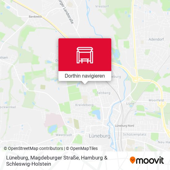 Lüneburg, Magdeburger Straße Karte