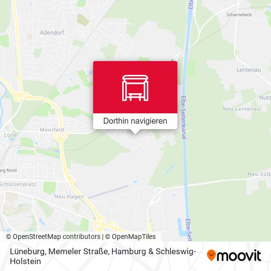 Lüneburg, Memeler Straße Karte