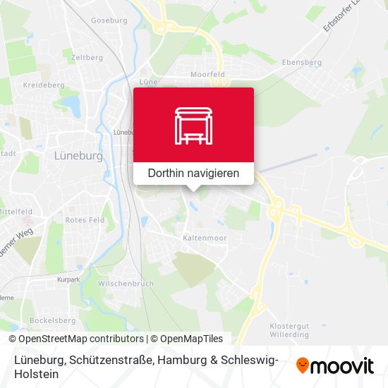 Lüneburg, Schützenstraße Karte
