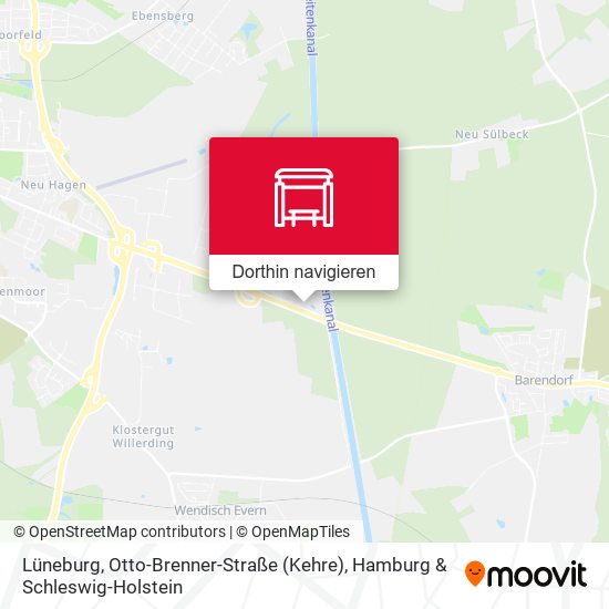Lüneburg, Otto-Brenner-Straße (Kehre) Karte