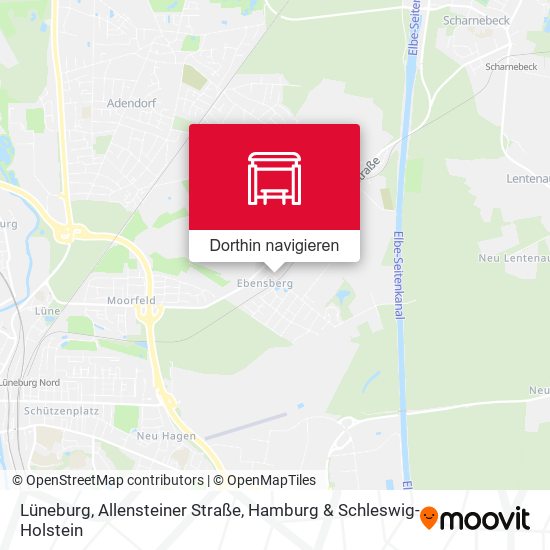 Lüneburg, Allensteiner Straße Karte