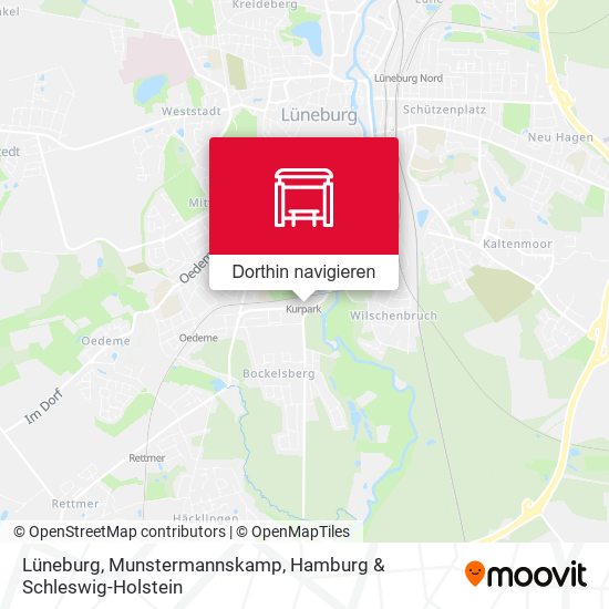 Lüneburg, Munstermannskamp Karte
