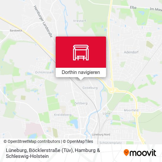 Lüneburg, Böcklerstraße (Tüv) Karte