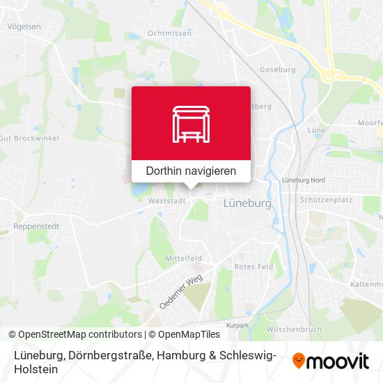 Lüneburg, Dörnbergstraße Karte