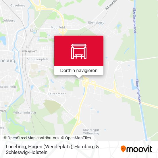 Lüneburg, Hagen (Wendeplatz) Karte