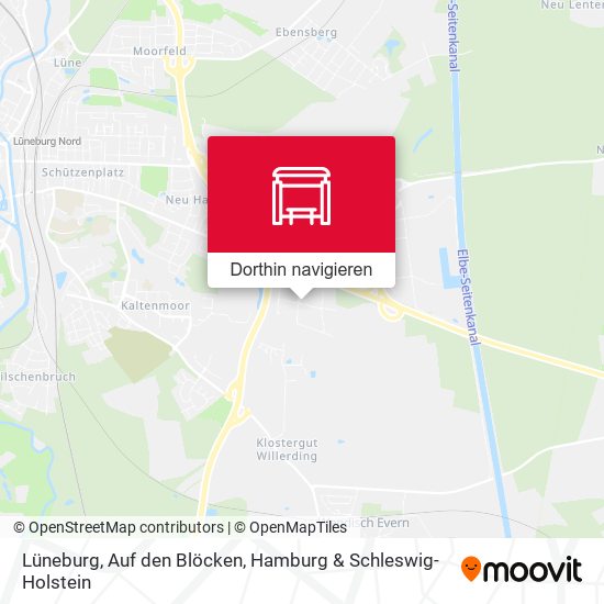 Lüneburg, Auf den Blöcken Karte
