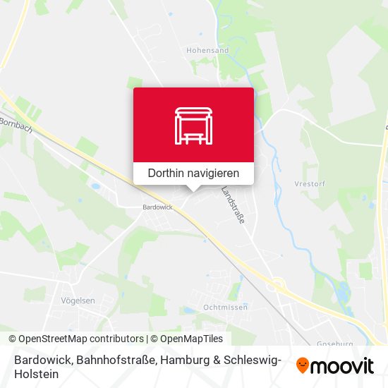 Bardowick, Bahnhofstraße Karte