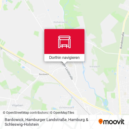 Bardowick, Hamburger Landstraße Karte