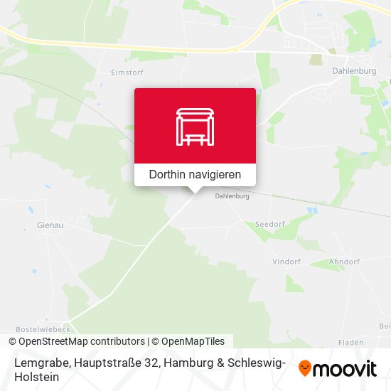 Lemgrabe, Hauptstraße 32 Karte
