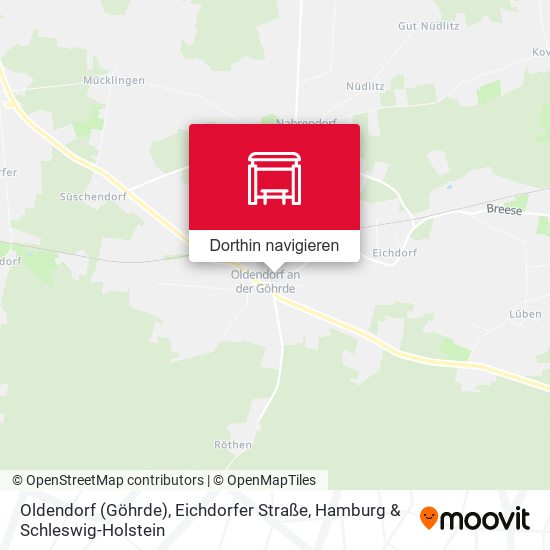 Oldendorf (Göhrde), Eichdorfer Straße Karte