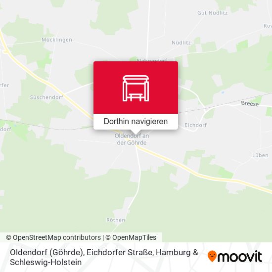Oldendorf (Göhrde), Eichdorfer Straße Karte