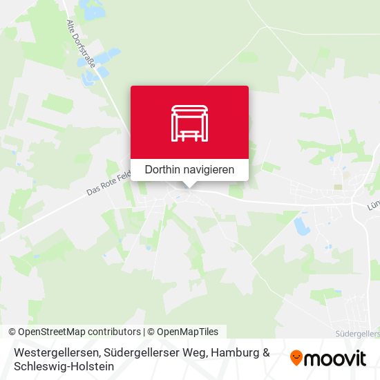 Westergellersen, Südergellerser Weg Karte