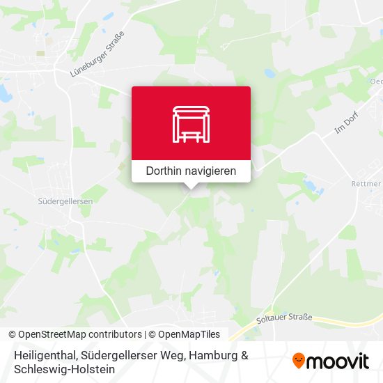 Heiligenthal, Südergellerser Weg Karte