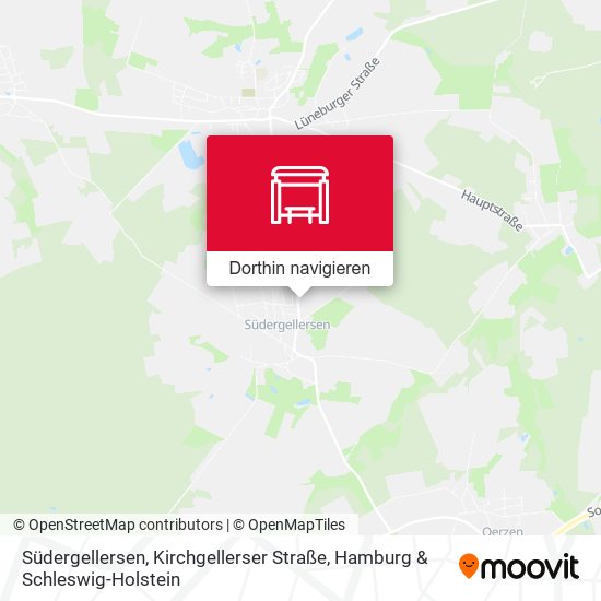 Südergellersen, Kirchgellerser Straße Karte