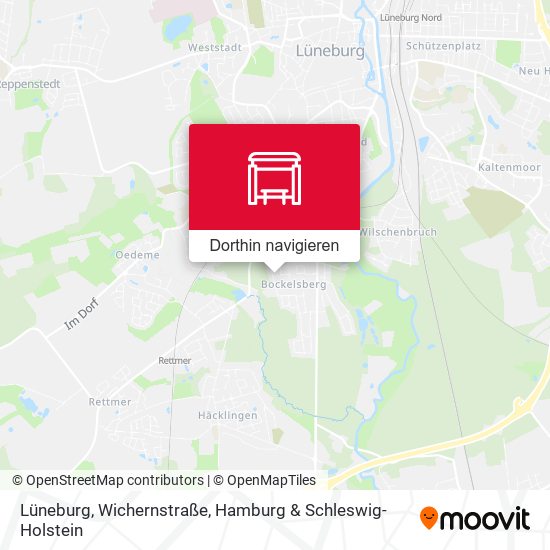 Lüneburg, Wichernstraße Karte