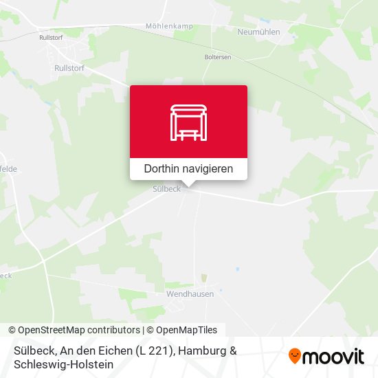 Sülbeck, An den Eichen (L 221) Karte