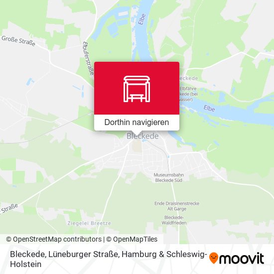 Bleckede, Lüneburger Straße Karte