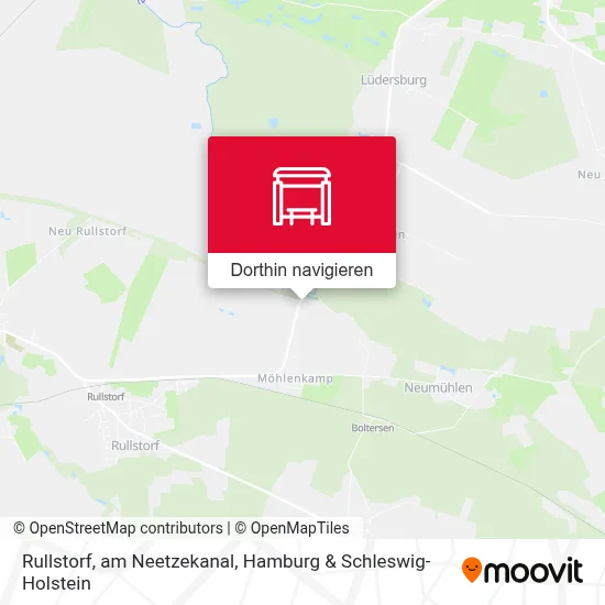 Rullstorf, am Neetzekanal Karte