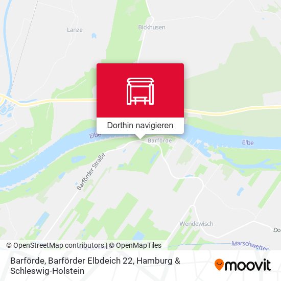Barförde, Barförder Elbdeich 22 Karte