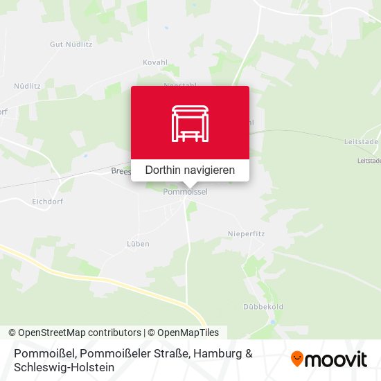 Pommoißel, Pommoißeler Straße Karte