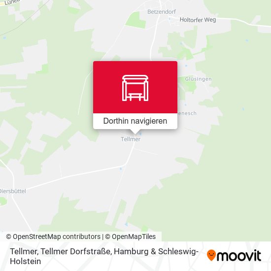 Tellmer, Tellmer Dorfstraße Karte