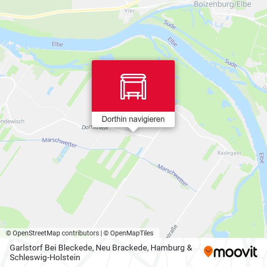 Garlstorf Bei Bleckede, Neu Brackede Karte