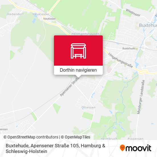 Buxtehude, Apensener Straße 105 Karte