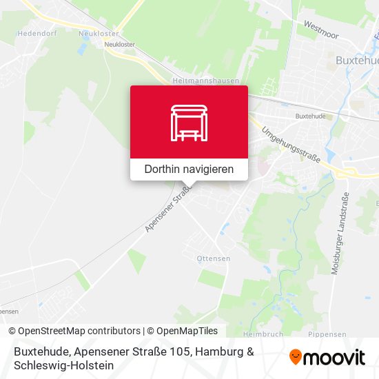 Buxtehude, Apensener Straße 105 Karte