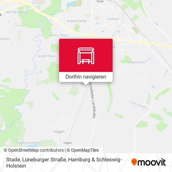Stade, Lüneburger Straße Karte
