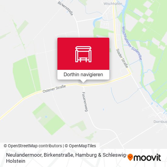 Neulandermoor, Birkenstraße Karte