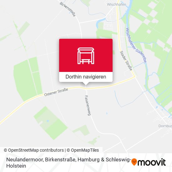 Neulandermoor, Birkenstraße Karte