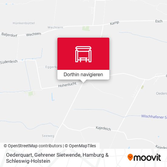 Oederquart, Gehrener Sietwende Karte