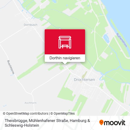 Theisbrügge, Mühlenhafener Straße Karte