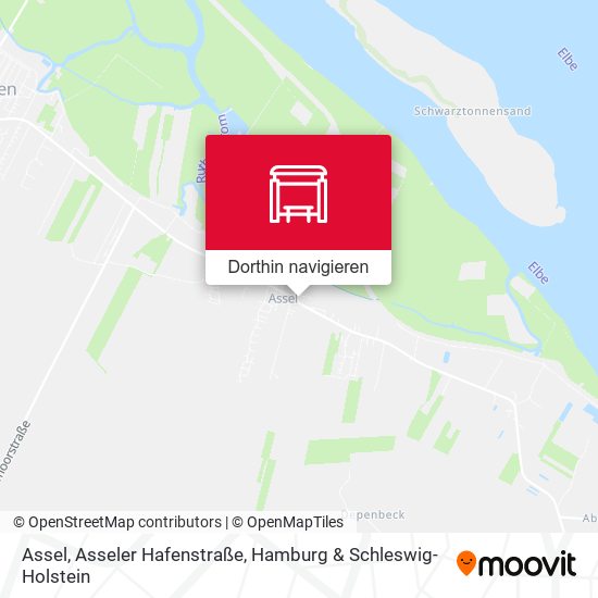 Assel, Asseler Hafenstraße Karte