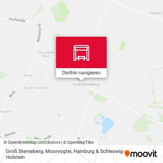 Groß Sterneberg, Moorvogtei Karte