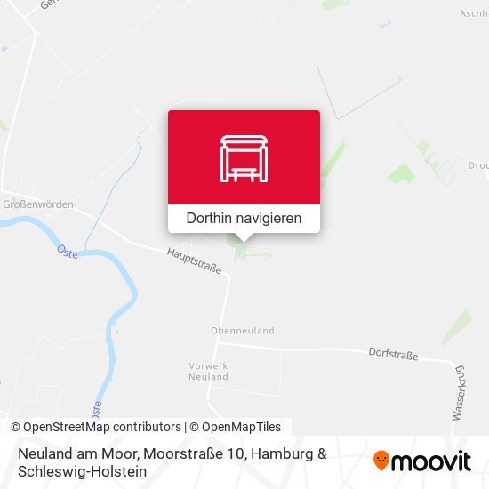 Neuland am Moor, Moorstraße 10 Karte
